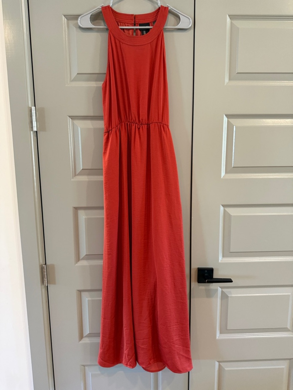 LAST CALL! Sleeveless Rust Orange Maxi Dress